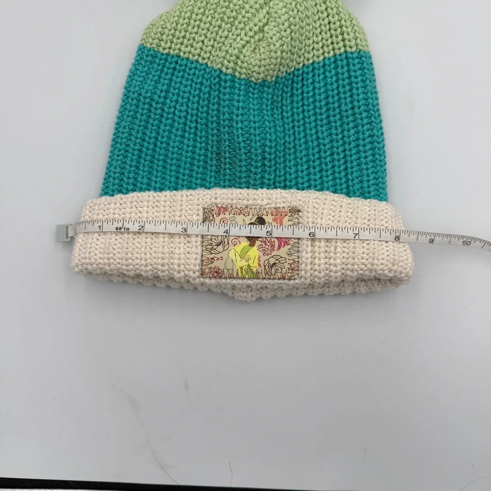 Disney Parks Love Your Melon Tiana‎ Princess & the Frog Beanie TODDLER SIZE Pom